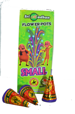sri madhan Crackers FLOWER POTS SMALL